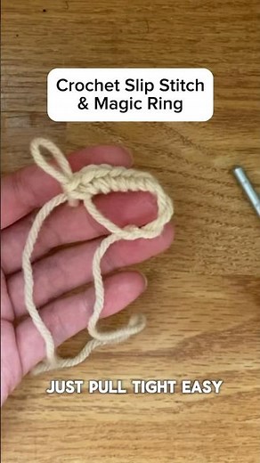 Crochet Magic Ring/Magic Circle: The Slip Stitch Method