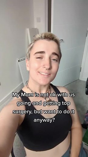Let's do this ✂️ #topsurgery #mum #letsgo #trans #ftm #relatable