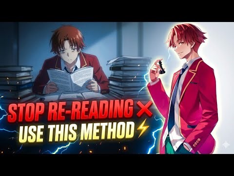Stop Re-reading ❌ | Use Active Recall Instead (Study Smarter)