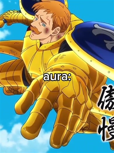Escanor aura 100% no counter 🔥 #sevendeadlysins #escanor #estarossa #anime #animefight #animeedit #viral #foryou