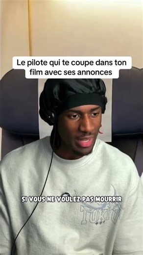 The pilot who interrupts your movie with his announcements