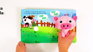 Little Hippo Books Farm Friends with Plush Toy Character I Children's Books Ages 1-3 | Farm Book with Attached Plush Pig for Toddlers 1-3 & Baby Books ... Board Books with Attached Stuffed Animals)