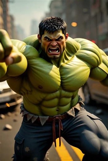 “Alien Attack on Earth 💥#shorts #3danimation #hulk