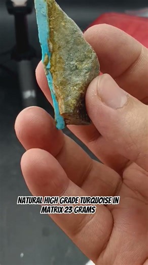 Natural high grade turquoise in matrix 23 grams