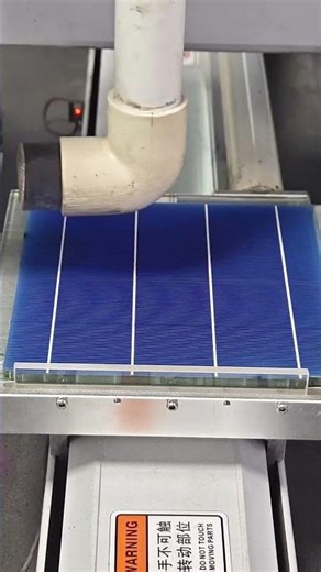 Solar Cell Cutting with Automated Machines