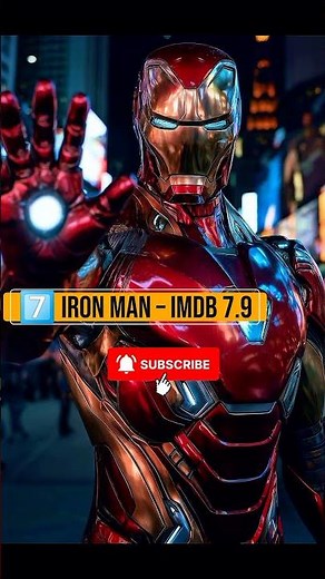 Top 10 Highest-Rated Marvel Movies on IMDb #marvel