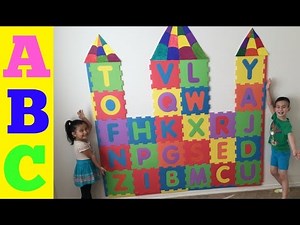 ABC Learning the Alphabet With My ABC Foam Puzzle Castle