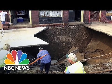 Sinkhole Swallows Man In Bedroom | Archives | NBC News