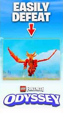 How To EASILY Defeat The Fire Dragon in LEGO Fortnite NINJAGO! (Survival or Expert)
