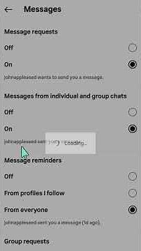 How To Turn On or Off Message Reminders on Instagram #instagramsettings #instagramaccount #tutorial