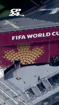Aerial view of BMO Field ahead of Toronto’s six FIFA World Cup 2026 games
