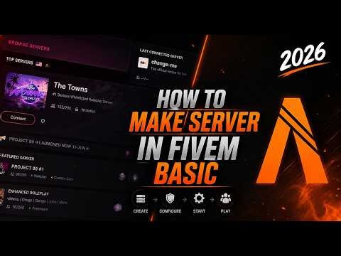How To Make a FiveM Server in 2026 | Complete Beginner Guide