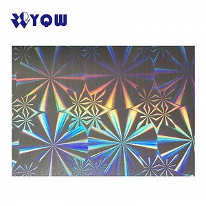 [Hot Item] Holographic Photo Hot Lamination PVC Film