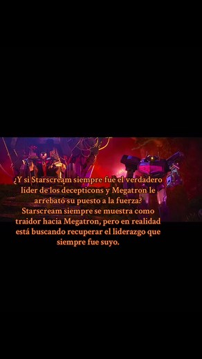 Starscream's Quest for Leadership: Transformers One