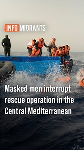 9.7K views · 115 reactions | Two masked men climbed onto a migrant...