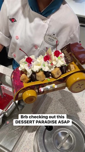 512K views · 10K reactions | 朗 Brb treating my inner child with these GIANT ice cream sundaes!  Vanellope’s Sweets and Treats on the #DisneyCruiseLine | Foodbeast | Facebook