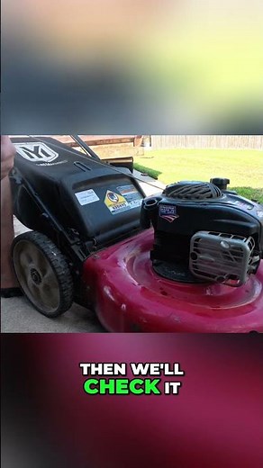 Lawn Mower Oil Change: Seasonal Maintenance Made Easy! #shorts