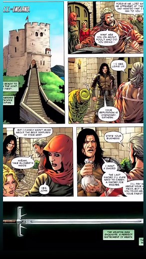 The origin of the sword #KurgansSword #Kurgan #Highlander #KurganComic #ThereCanBeOnlyOne #GraphicNovel #HighlanderComic | There Can Be Only One Kurgan