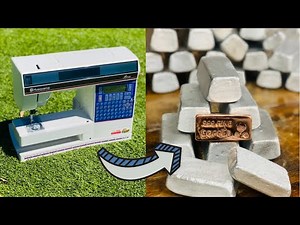 Bulk Bars from Sewing Machines - Trash To Treasure - Copper Aluminum- ASMR Metal Melting- BigStackD
