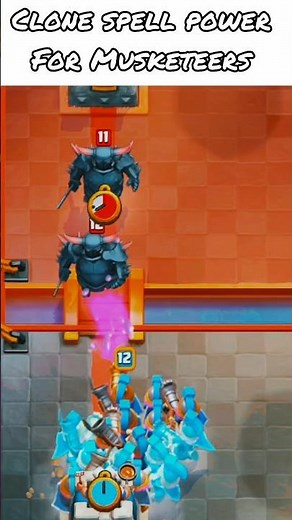 Three Musketeers vs Pekka ⚔️ Power Clash! Who Wins This Epic Battle? #ClashRoyale #Pekka #3M #Shorts