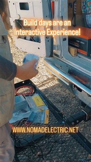 Our build days are fully interactive experiences, learn your system, touch the craftsmanship, watch it all come together. #solarinstallation #offgrid #electrical | Nomad Electric