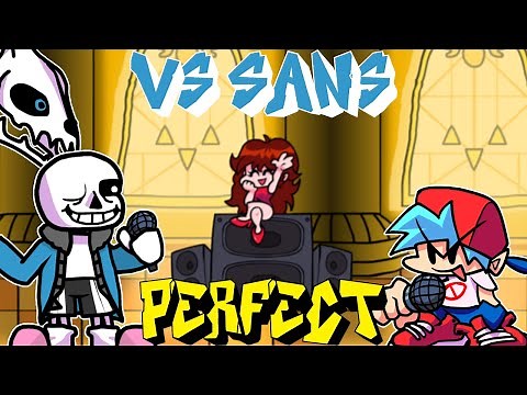 Friday Night Funkin' - Perfect Combo - Vs. Sans Mod + Cutscenes [HARD]