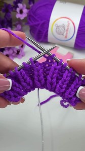 43K views · 509 reactions | 朗simple knitting stitch 臨#knittingaddict #knitting #crochet #design #diy #knit #yarn #howto | Crochet&Knitting by marifu6a | Facebook