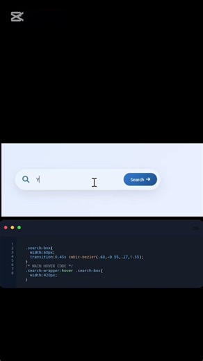 Create a Professional Stripe-Style Expanding Search Bar with HTML & CSS | Modern UI Animation#coding