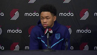 Anfernee Simons End-Of-Season Media Availability