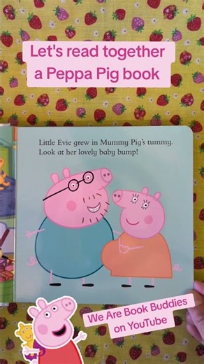 Let's read together a Peppa Pig book. Evie 🍼🩷