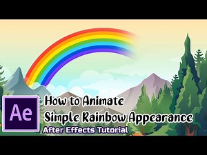 How to Animate Simple Rainbow Appearance | After Effects Tutorial