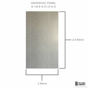 Buy Grey Slate Matt Shower Panel | The Panel Company