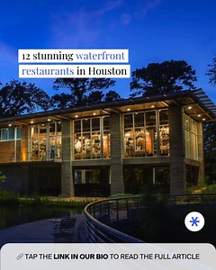27K views · 70 reactions | Enjoy dinner, drinks, and a view at these waterfront restaurants in Houston! https://shorturl.at/19jDx | Secret Houston | Facebook