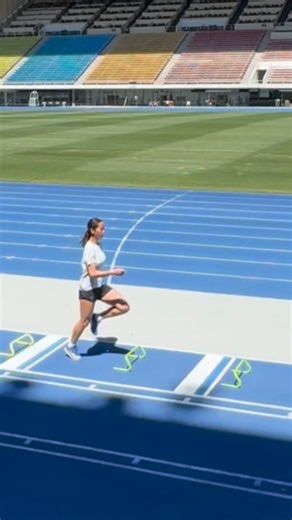 34K views · 79 reactions | Girls’ training today was absolute chaos and pure joy!  Triple jump on the massive pole vault crash mats – so unusual and super fun! Everyone was giggling non-stop… especially when some girls flew right over the mats on landing! Epic overshoots, zero injuries, just tons of laughs. ✨ #TripleJump #GirlsInAthletics #TrackAndField #TrainingFun | EGAC | Facebook