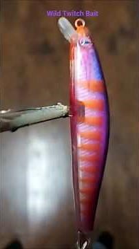 Wild Color Fluorescent New Twitch Chrome Tail Fishing Lure Custom Airbrush #painting #fishinglure
