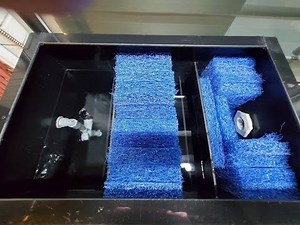 反逆洗過濾器 戶外池 大型過濾器 具備 沉澱池 紫外燈可裝 可逆洗專利設計 底濾 藍棉毯 錦鯉 金魚 室內過濾 培菌 硝化菌