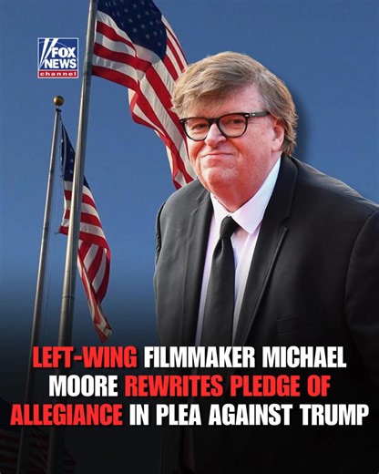 Leftist filmmaker Michael Moore rewrote the words of the Pledge of Allegiance, asking his supporters to unite against President Donald J. Trump and "MAGA-heads" in the country. What do you think about Michael Moore's decision to use the pledge as an anti-MAGA rallying cry? | Fox News