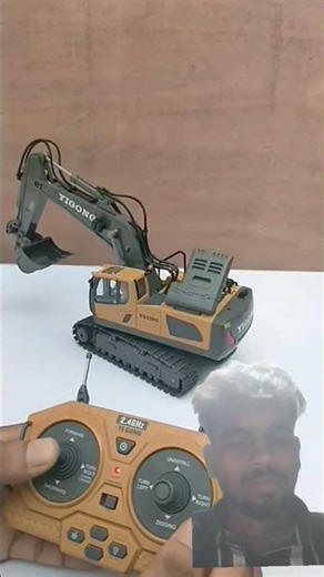 RC EXCAVATOR #shorts #crazythink