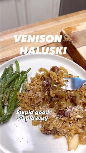 Venison Haluski (Cabbage & Noodles) | Simple Wild Game Recipe