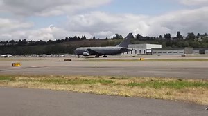 144K views · 2.3K reactions | Watch the latest U.S. Air Force KC-46 tanker take off for its new home at McConnell Air Force Base. | The Boeing Company | Facebook