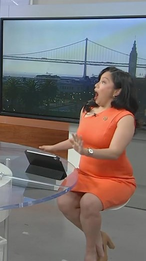 I GOT TO SURPRISE ONE OF MY FAVORITE NEWS ANCHORS @amanda.abc7 TODAY 😁😁. I seen a clip of her rapping my song on the news a while ago and now we’re here! Life really be lifing. I never used to turn on the news and see rappers. We spreading the gospel in ways it’s never been done 🫂. | LaRussell