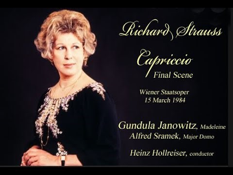 Strauss Capriccio Final Scene Janowitz, Hollreiser Vienna 1984
