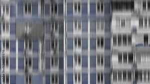 Vertically blurred wall of building in motion. Falling from a high-rise building view from the first person. Vertically motion blurred wall for transition. Stock Video
