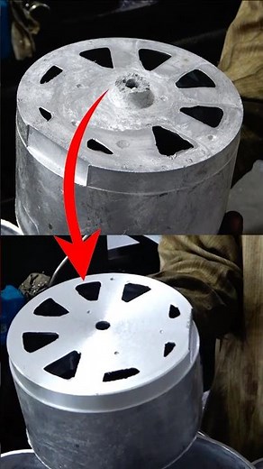 “Metal Fan Housing Facing Process – Precision Machine Work 🔧⚙️”