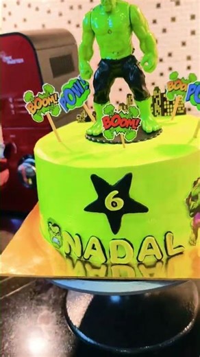 Hulk theme cake #cake #cakesurabaya #birthdaycake #shortvideo #foodie #hulk #chocolate #homemade