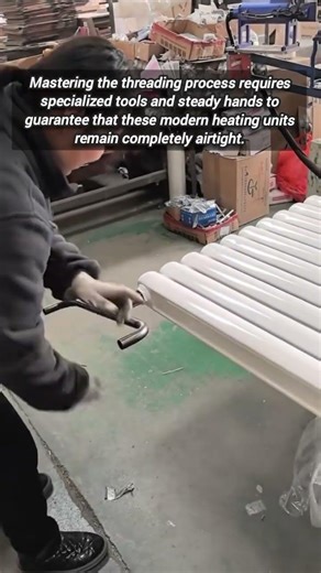 Specialized Threading Techniques For Assembling High Efficiency Vertical Radiators