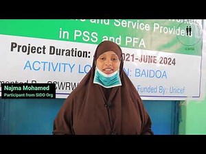Training on psychosocial support (PSS) and psychological first aid (PFA) | UNICEF SCWRW