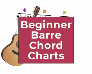 Guitar Barre Chord Charts: Beginner Cheat Sheets (PDF Download) - Etsy