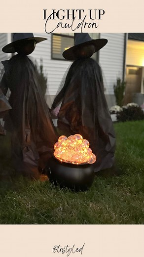 49K views · 143 reactions | DIY LIGHT UP CAULDRON! Follow @tnstyled...