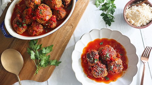 Anne Burrell's Meatball Recipe - Mashed